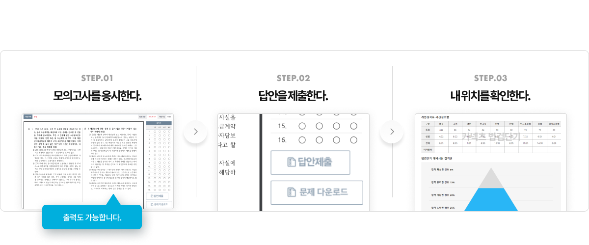 나의 위치 확인하고, 단기 합격을 원한다면?