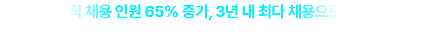 지방직 채용 인원 65% 증가