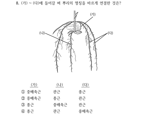 2025 지방직 농업직 식용작물학 9급 8번