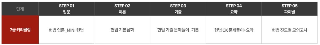 헌법 커리큘럼