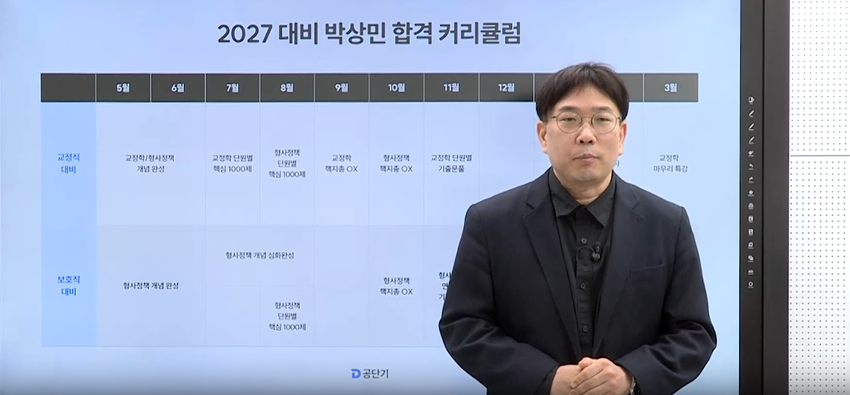 2027 박상민 교정학/형사정책 커리큘럼