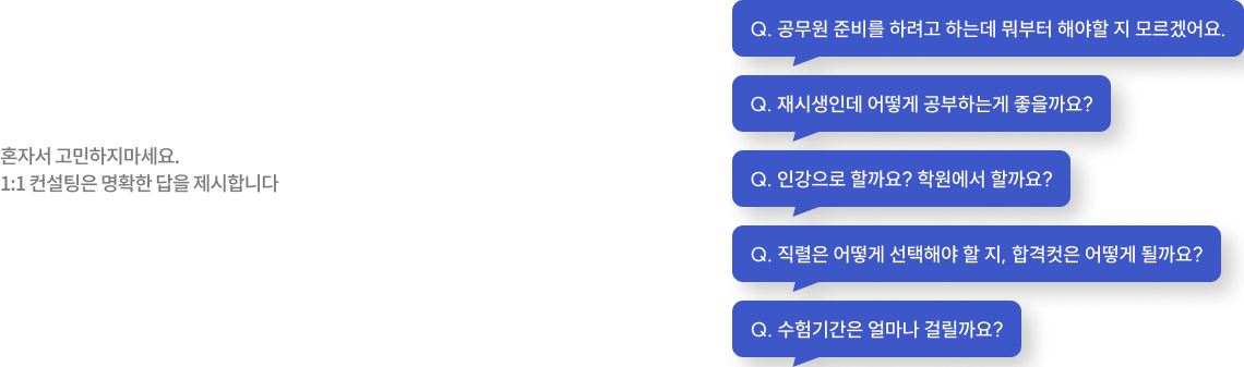 1:1 컨설팅 질문 베스트 5