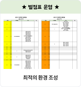철저한 출결관리