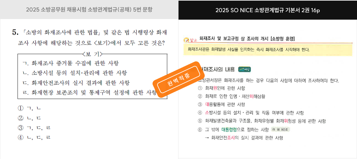 보기 내용 적중